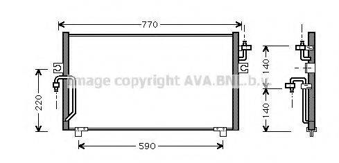 Конденсатор, кондиціонер AVA QUALITY COOLING DN5182