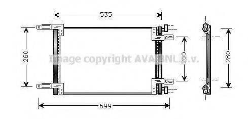 Конденсатор, кондиціонер AVA QUALITY COOLING FT5248