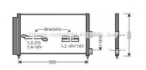 Конденсатор, кондиціонер AVA QUALITY COOLING FT5289D