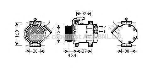 Компресор, кондиціонер AVA QUALITY COOLING FTAK366