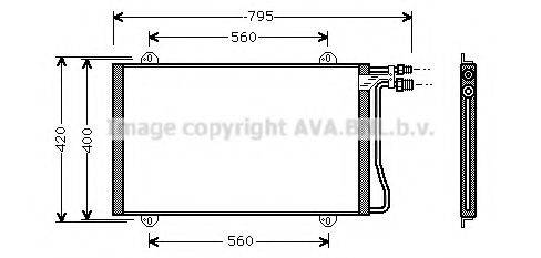 Конденсатор, кондиціонер AVA QUALITY COOLING MS5219