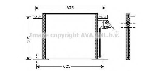 Конденсатор, кондиціонер AVA QUALITY COOLING MS5220