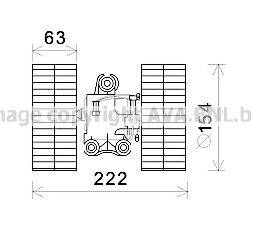 Електродвигун, вентиляція салону AVA QUALITY COOLING MS8633