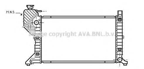 Радіатор, охолодження двигуна AVA QUALITY COOLING MSA2183