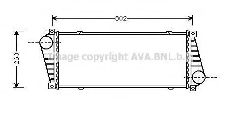 Інтеркулер AVA QUALITY COOLING MSA4217