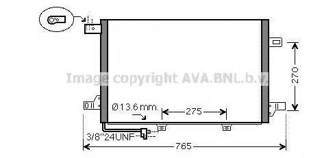 Конденсатор, кондиціонер AVA QUALITY COOLING MSA5579D