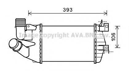 Інтеркулер AVA QUALITY COOLING OL4584