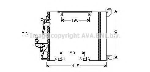 Конденсатор, кондиціонер AVA QUALITY COOLING OL5368D