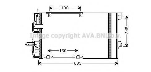 Конденсатор, кондиціонер AVA QUALITY COOLING OLA5326D