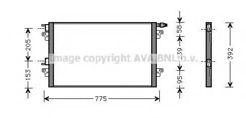 Конденсатор, кондиціонер AVA QUALITY COOLING RTA5280