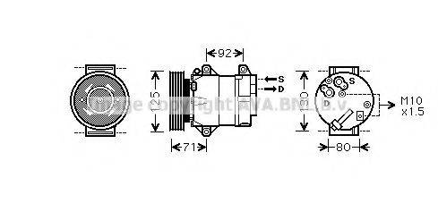 Компресор, кондиціонер AVA QUALITY COOLING RTAK103