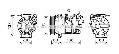 Компресор, кондиціонер AVA QUALITY COOLING RTAK491