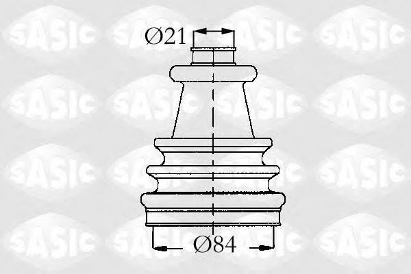 Комплект пильника, приводний вал SASIC 4003426