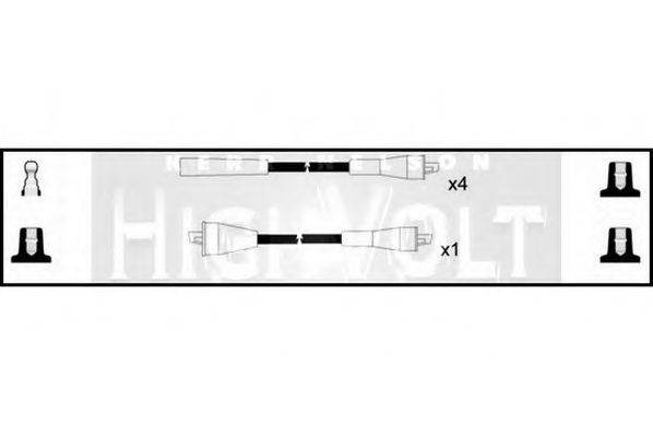 Комплект дротів запалення STANDARD OEF097