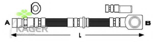 Гальмівний шланг KAGER 38-0521