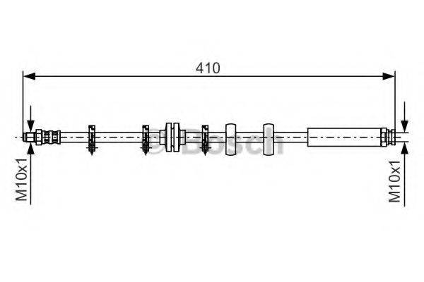 Гальмівний шланг BOSCH 1 987 476 639
