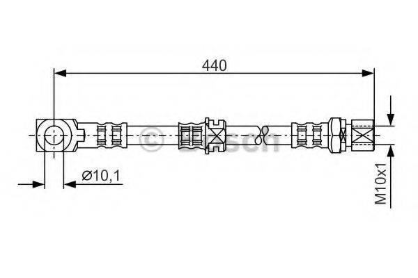 Гальмівний шланг BOSCH 1 987 476 694