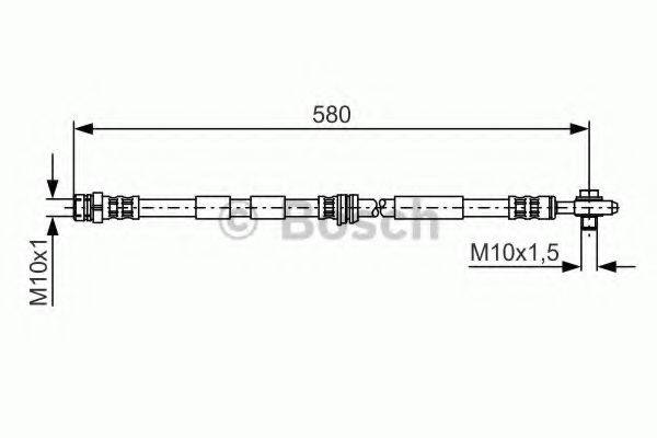 Гальмівний шланг BOSCH 1 987 476 849
