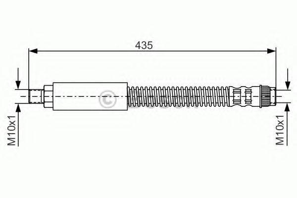 Гальмівний шланг BOSCH 1 987 476 905