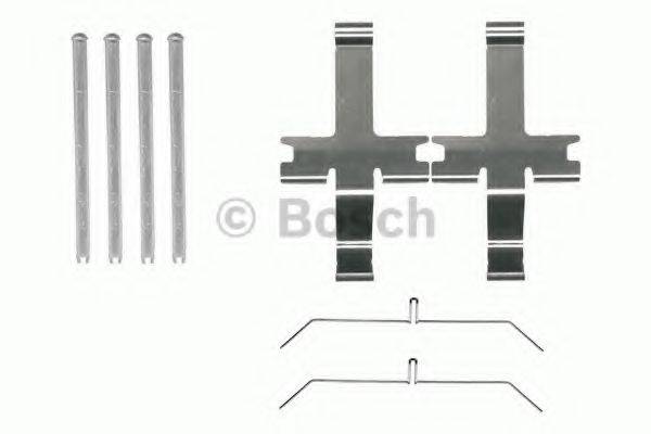 Комплектуючі, колодки дискового гальма BOSCH 1 987 474 485