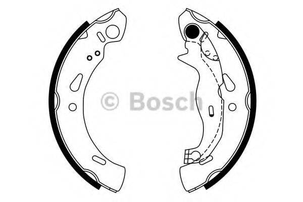 Комплект гальмівних колодок BOSCH 0 986 487 753