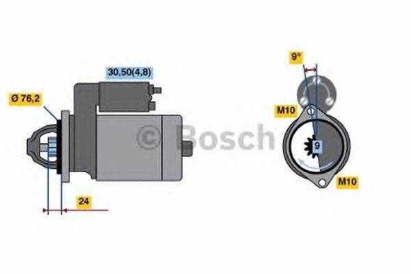 Стартер BOSCH 0 001 108 211