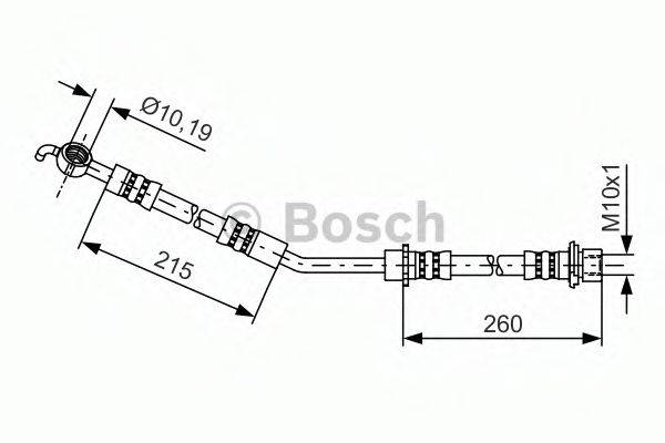 Гальмівний шланг BOSCH 1 987 481 409