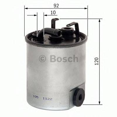 Паливний фільтр BOSCH F 026 402 003