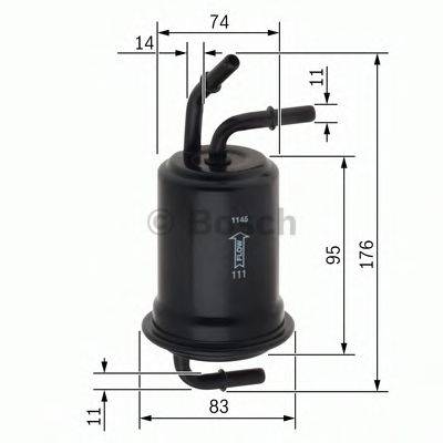 Паливний фільтр BOSCH F 026 403 012