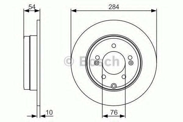 гальмівний диск BOSCH 0 986 479 A45