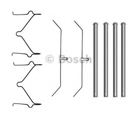 Комплектуючі, колодки дискового гальма BOSCH 1 987 474 698