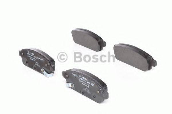 Комплект гальмівних колодок, дискове гальмо BOSCH 0 986 494 435