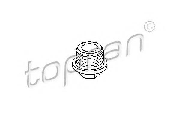 Різьбова пробка, масляний піддон TOPRAN 107 500