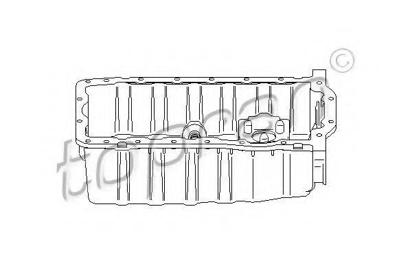 Масляний піддон TOPRAN 109 616