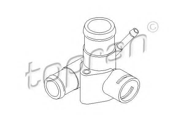 Фланець охолоджувальної рідини TOPRAN 100 315