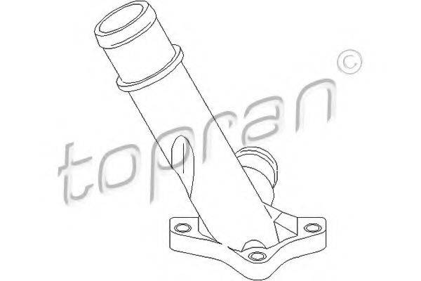 Фланець охолоджувальної рідини TOPRAN 109 629