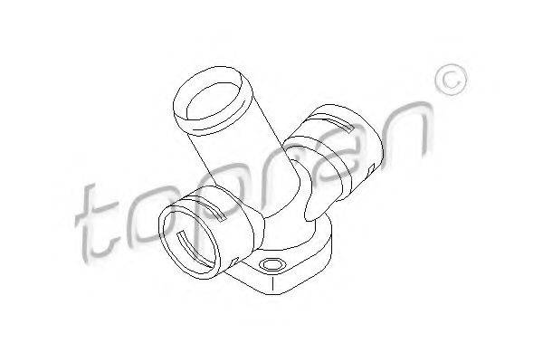Фланець охолоджувальної рідини TOPRAN 107 613