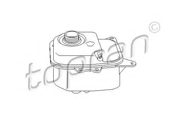 Компенсаційний бак, що охолоджує рідину TOPRAN 104 391