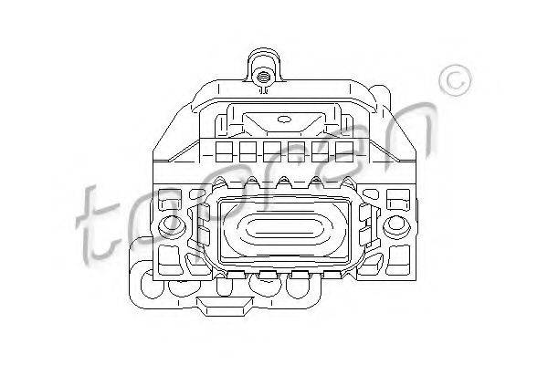 Підвіска, двигун TOPRAN 110 757
