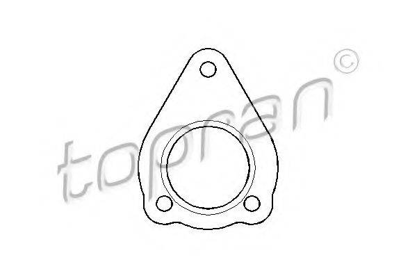 Прокладка, труба вихлопного газу TOPRAN 107 440