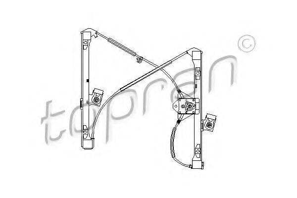 Підйомний пристрій для вікон TOPRAN 111 253