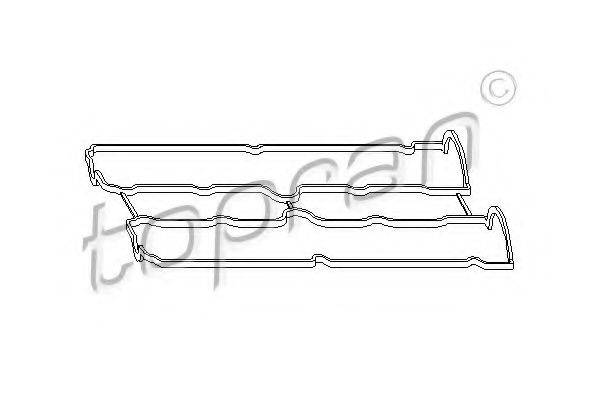 Прокладка, кришка головки циліндра TOPRAN 206 133