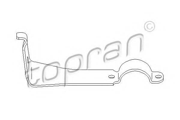 Кронштейн, підвіска стабілізатор TOPRAN 401 493