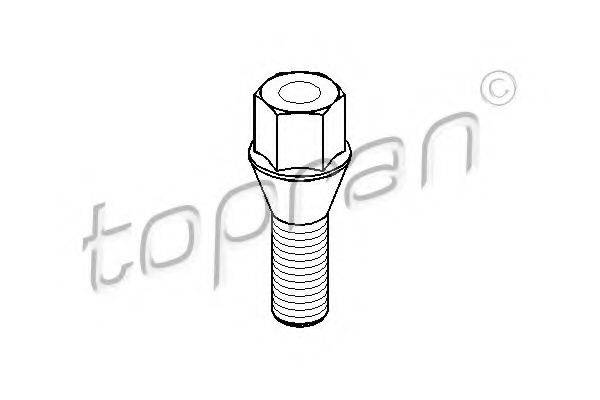 Болт для кріплення колеса TOPRAN 501 536