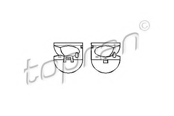Втулка, шток вилки перемикання передач TOPRAN 700 671