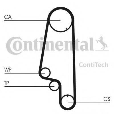 Комплект ременя ГРМ CONTITECH CT846K2