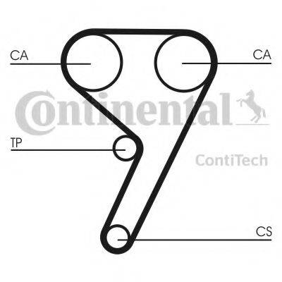 Комплект ременя ГРМ CONTITECH CT881K6