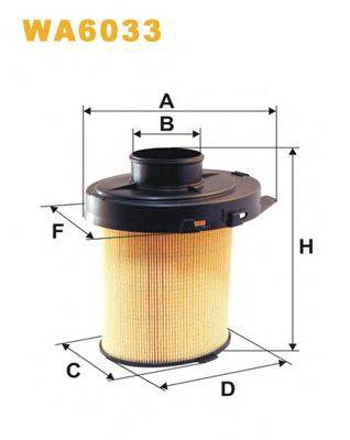 Повітряний фільтр WIX FILTERS WA6033