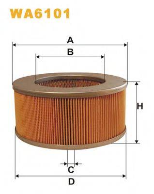 Повітряний фільтр WIX FILTERS WA6101