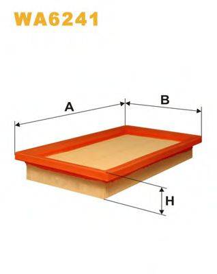 Повітряний фільтр WIX FILTERS WA6241